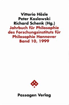 Jahrbuch für Philosophie des Forschungsinstituts für Philosophie Hannover Band 10, 1999