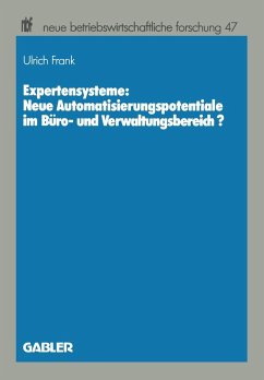 Cover Expertensysteme: Neue Automatisierungspotentiale im Büro- und Verwaltungsbereich?