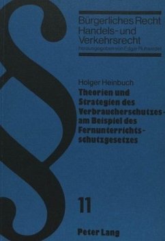 Theorien und Strategien des Verbraucherschutzes - Heinbuch, Holger