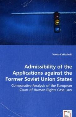 Admissibility of the Applications against the Former Soviet Union States - Kakiashvili, Vanda