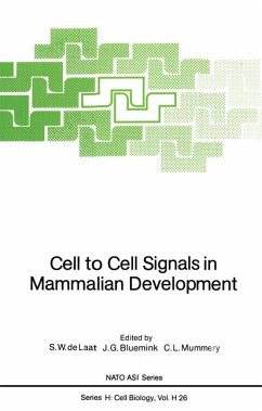 Cell to Cell Signals in Mammalian Development. (= Nato ASI Series H: Cell Biology, Vol. H 26). - Laat, S. W. de, J. G. Bluemink and C. L. Mummery (Eds.)