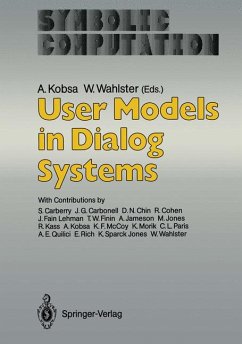 User Models in Dialog Systems - A. Kobsa, W. Wahlster