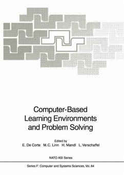 Computer-Based Learning Environments and Problem Solving. (=NATO ASI Series, Series F: Computer and Systems Sciences, Vol. 84).