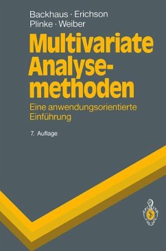 Multivariate Analysemethoden: Eine anwendungsorientierte Einführung (Springer-Lehrbuch) - BUCH - Backhaus, Klaus