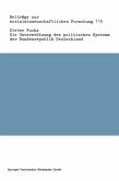 Die Unterstützung des politischen Systems der Bundesrepublik Deutschland