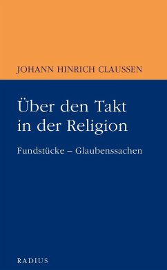 Über den Takt in der Religion - Claussen, Johann Hinrich