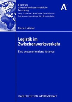 Logistik im Zwischenwerksverkehr - Winter, Florian