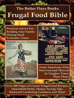 The Better Days Books Frugal Food Bible - Better Days Books, Days Books; Better Days Books