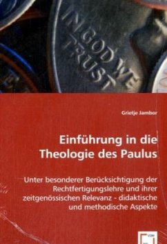 Einführung in die Theologie des Paulus - Jambor, Grietje