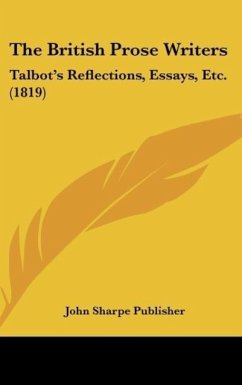 The British Prose Writers - John Sharpe Publisher