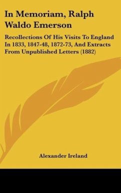In Memoriam, Ralph Waldo Emerson - Ireland, Alexander