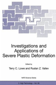 Investigations and Applications of Severe Plastic Deformation - Lowe