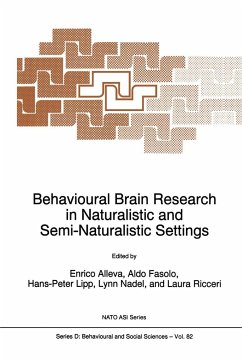 Behavioural Brain Research in Naturalistic and Semi-Naturalistic Settings - Alleva, E. / Fasolo, Aldo / Lipp, Hans-Peter / Nadel, Lynn / Ricceri, Laura (Hgg.)