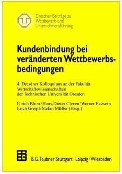 Cover Kundenbindung bei veränderten Wettbewerbsbedingungen