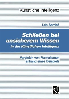 Schließen bei unsicherem Wissen in der Künstlichen Intelligenz - Sombé, Léa