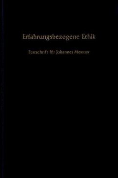 Cover Erfahrungsbezogene Ethik.