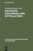 Deutsche Fachprosa des Mittelalters