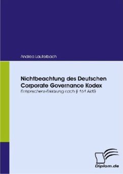 Nichtbeachtung des Deutschen Corporate Governance Kodex - Lauterbach, Andrea