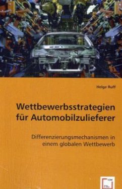 Wettbewerbsstrategien für Automobilzulieferer - Ruff, Helge