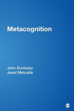 Metacognition - Dunlosky, John; Metcalfe, Janet