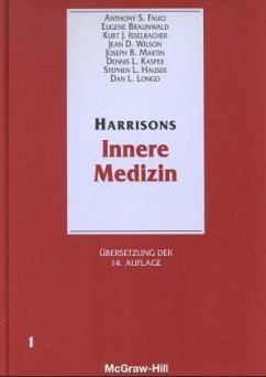 Harrisons Innere Medizin, 2 Bde. - Fauci, Anthony S; Braunwald, Eugene; Isselbacher, Kurt J; Wilson, Jean D; Martin, Joseph B; Kasper, Dennis L; Hauser, Stephen L; Longo, Dan L