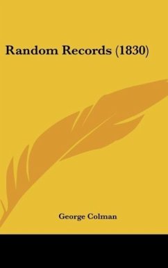 Random Records (1830) - Colman, George