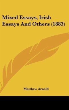 Cover Mixed Essays, Irish Essays And Others (1883)