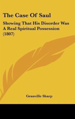 The Case Of Saul - Sharp, Granville
