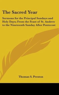The Sacred Year - Preston, Thomas S.