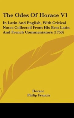 The Odes Of Horace V1 - Horace