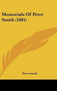 Cover Memorials Of Peter Smith (1881)