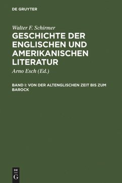 Von der altenglischen Zeit bis zum Barock - Schirmer, Walter F.