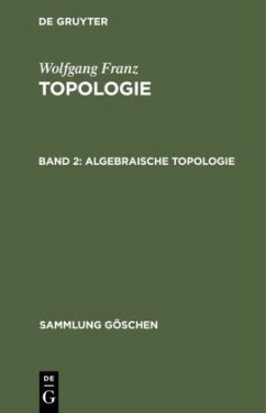 Algebraische Topologie - Franz, Wolfgang