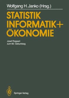 Statistik, Informatik und Ökonomie Wolfgang H. Janko (Hrsg.)