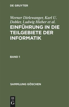 Cover Einführung in die Teilgebiete der Informatik. Band 1
