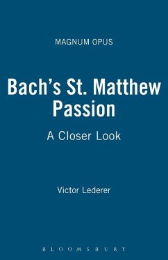 Cover Bach's St. Matthew Passion