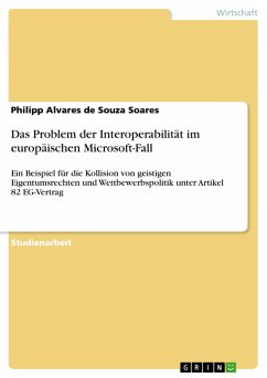 Das Problem der Interoperabilität im europäischen Microsoft-Fall - Alvares de Souza Soares, Philipp