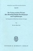 Der Vertrag zwischen Privaten über öffentlich-rechtliche Berechtigungen und Verpflichtungen.