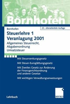 Steuerlehre 1, Lehrbuch Veranlagung 2001