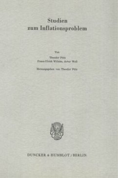 Studien zum Inflationsproblem. - Pütz, Theodor (Hrsg.)