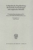 Geldpolitische Regelbindung: theoretische Entwicklungen und empirische Befunde.