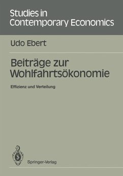 Beiträge zur Wohlfahrtsökonomie - Ebert, Udo