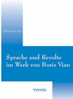 Cover Sprache und Revolte im Werk von Boris Vian