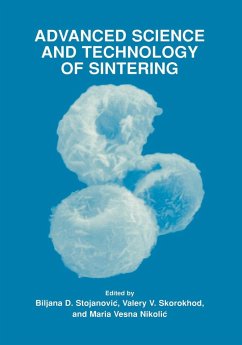 Advanced Science and Technology of Sintering - Stojanovic, Biljana D. / Skorokhod, Valery V. / Nikolic, Maria Vesna (Hgg.)