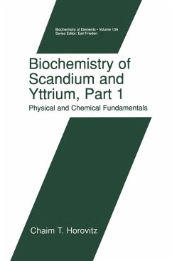 Cover Biochemistry of Scandium and Yttrium, Part 1: Physical and Chemical Fundamentals