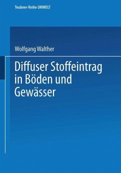 Diffuser Stoffeintrag in Böden und Gewässer - Walther, Wolfgang