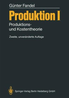 Cover Produktion I: Produktions- und Kostentheorie