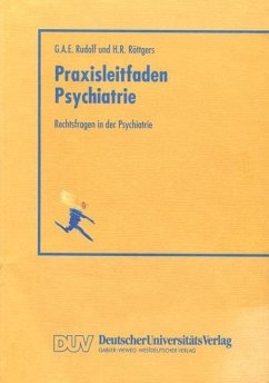 Rechtsfragen in der Psychiatrie - Rudolf, Gerhard A. E.