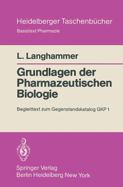 Grundlagen der Pharmazeutischen Biologie - Langhammer, Liselotte