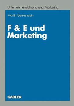 F & E und Marketing - Benkenstein, Martin